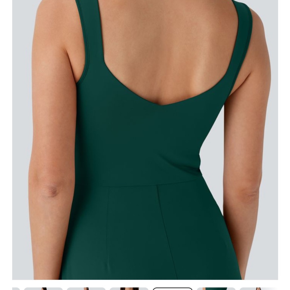 HALARA Forest Green Wide-Leg Jumpsuit - Picture 5 of 6